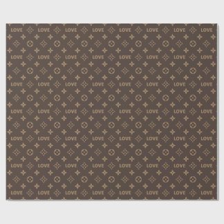 Louis-Vuitton-Muster Geschenkpapier