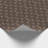 Louis-Vuitton-Muster Geschenkpapier (Ecke)