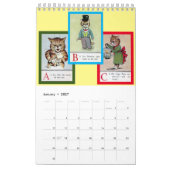 Louis Wain ABC Cats, Kalender (Jan 2027)