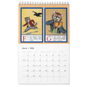 Louis Wain ABC Cats, Kalender (Mär 2026)