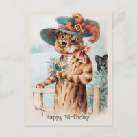 Louis Wain Blume für die Herzogin Birthday CC1009