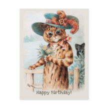Louis Wain Blume für die Herzogin Birthday CC1009