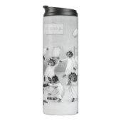 Louis Wain Cat Art Be Good Cat Kissen Kampf Thermosbecher (Nach rechts gedreht)