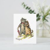 Louis Wain, Cat Couple Feiertagspostkarte (Stehend Vorderseite)