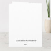 LOUIS WAIN CAT 'GUTE SIR' BIRTHDAY CARD DANKESKARTE (Rückseite)