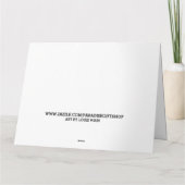 LOUIS WAIN CAT KATZE GEBURTSTAG FEIERKARTE KARTE (Rückseite)