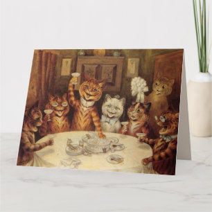 LOUIS WAIN CAT KATZKATZKATZKATZEN FÜR BREITKARTEN KARTE