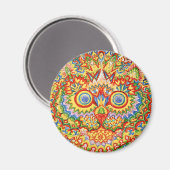 Louis Wain cat Magnet (Vorderseite/Rückseite)