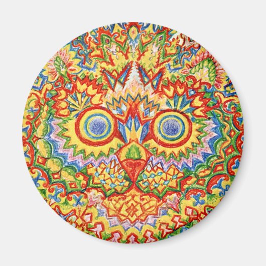 Louis Wain cat Magnet (Vorne)