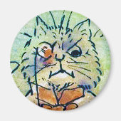 Louis Wain cat Magnet (Vorne)