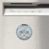 Louis Wain cat Magnet (In Situ (Geschirrspüler))