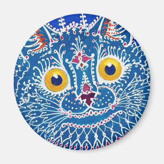 Louis Wain cat Magnet (Vorne)