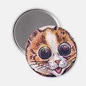 Louis Wain cat Magnet (Vorderseite/Rückseite)