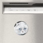 Louis Wain cat Magnet (In Situ (Geschirrspüler))