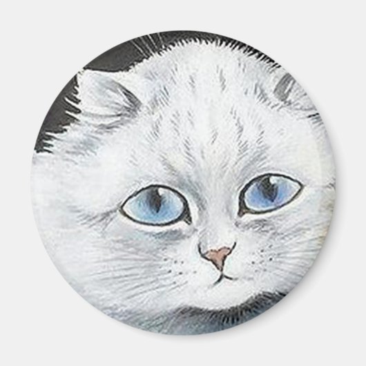 Louis Wain cat Magnet (Vorne)