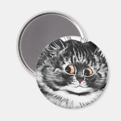 Louis Wain cat Magnet (Vorderseite/Rückseite)