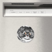 Louis Wain cat Magnet (In Situ (Geschirrspüler))