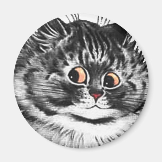 Louis Wain cat Magnet (Vorne)