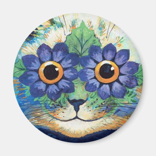 Louis Wain cat Magnet (Vorne)