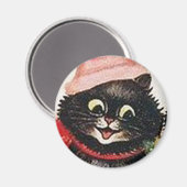 Louis Wain cat Magnet (Vorderseite/Rückseite)