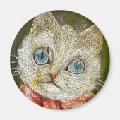 Louis Wain cat Magnet (Vorne)