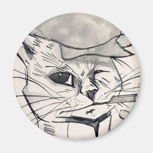 Louis Wain cat Magnet (Vorne)