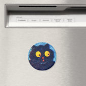 Louis Wain cat Magnet (In Situ (Geschirrspüler))