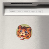 Louis Wain cat Magnet (In Situ (Geschirrspüler))