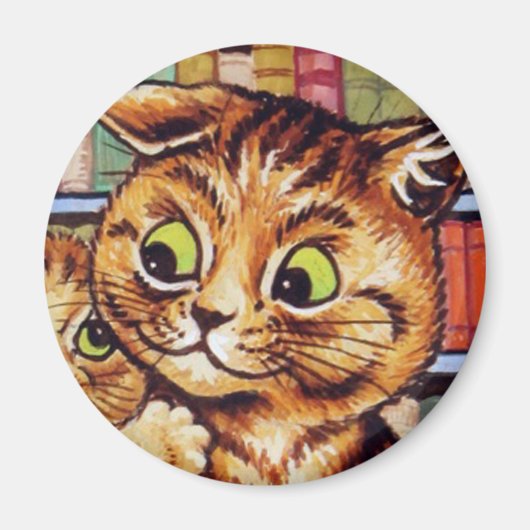 Louis Wain cat Magnet (Vorne)
