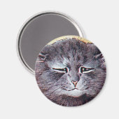 Louis Wain cat Magnet (Vorderseite/Rückseite)
