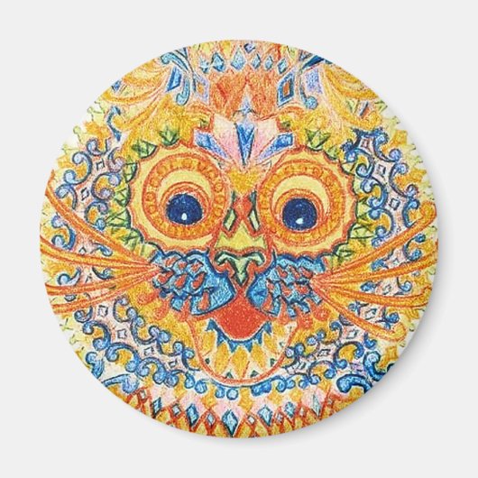 Louis Wain cat Magnet (Vorne)