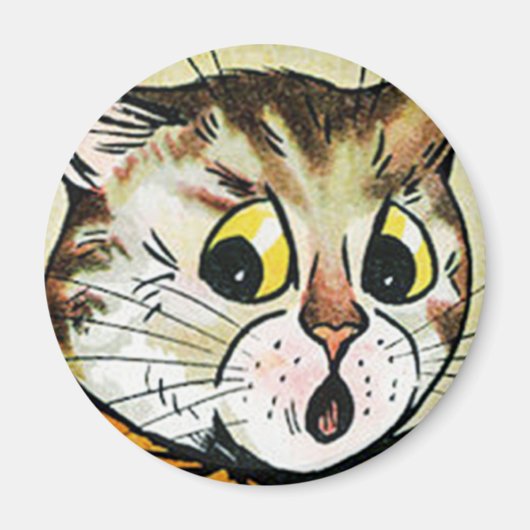 Louis Wain cat Magnet (Vorne)