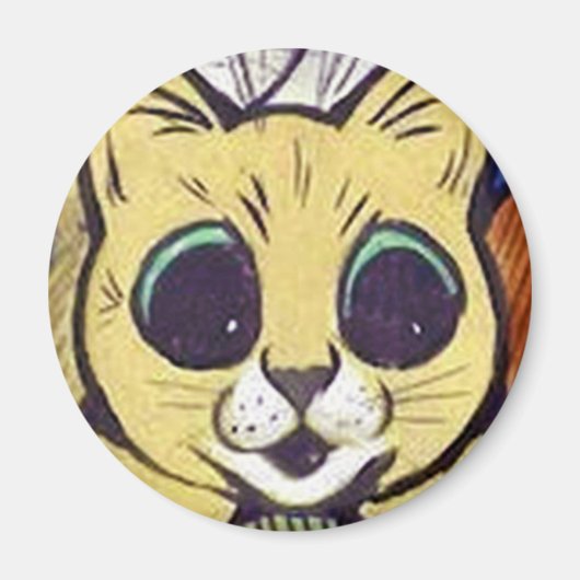 Louis Wain cat Magnet (Vorne)