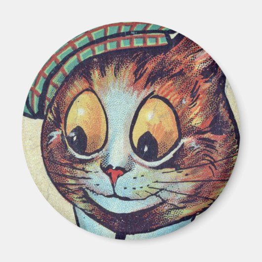 Louis Wain cat Magnet (Vorne)