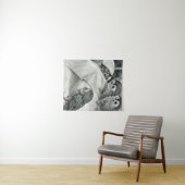 Louis Wain Cat Nightmare Wandteppich (Beispiel (Horizontal))