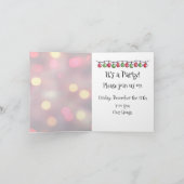 Louis Wain Christmas Cat Decorating Personalized Einladung (Innenseite)