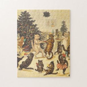 Louis Wain Christmas Party Puzzle