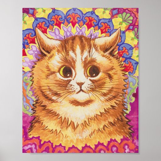 Louis Wain Colorful Cat Poster (Vorne)
