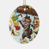 Louis Wain - Die Ambusrüber und Brigaden Keramik Ornament (Rechts)