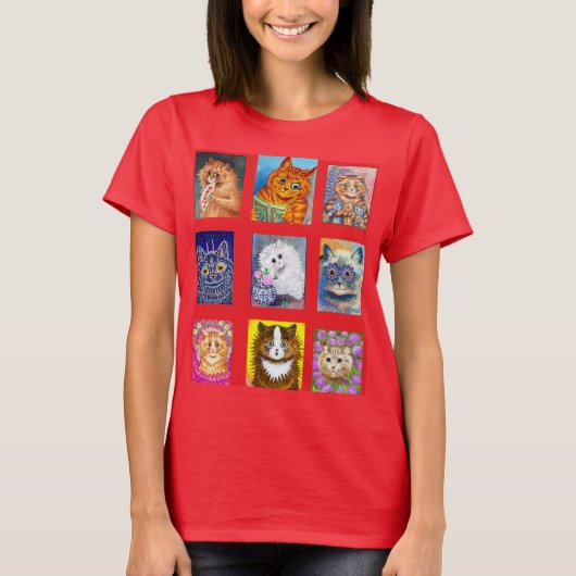 Louis Wain, Edwardian Cats T-Shirt (Vorderseite)