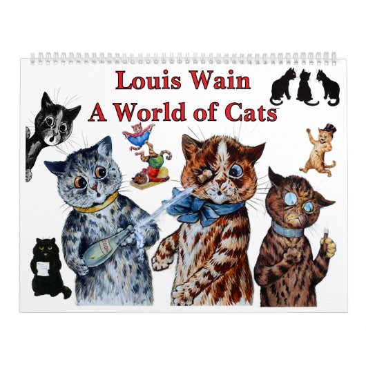 Louis Wain - Eine Welt der Katzen Kalender (Titelbild)