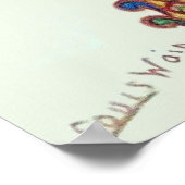 Louis Wain Fantasy Wallpaper Cat Poster (Ecke)