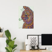 Louis Wain Fantasy Wallpaper Cat Poster (Heimbüro)