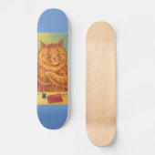 LOUIS WAIN GINGER CAT ART Skateboard Deck (Vorderseite)