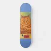 LOUIS WAIN GINGER CAT ART Skateboard Deck (Vorderseite)