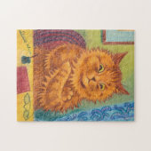 LOUIS WAIN GINGER CAT JIGSAW PUZZLE (Horizontal)