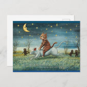 Louis Wain, If Big Things, Cat Art Postcard Postkarte (Vorne/Hinten)