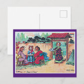 Louis Wain, japanische Kimono Cat Art Postcard Postkarte (Vorne/Hinten)