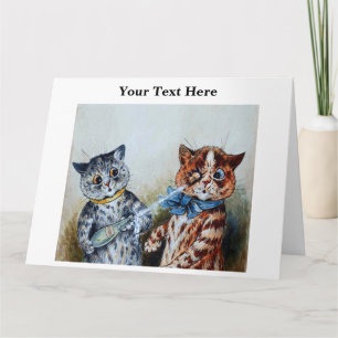 Louis Wain Katzen 3 Karte