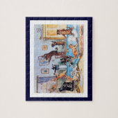 Louis Wain - Katzen auf einem sauberen Puzzle (Vertikal)